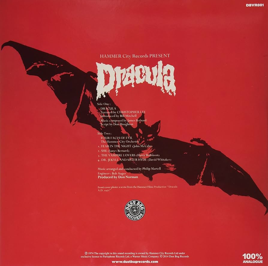 Hammer Presents Dracula With Christopher Lee [VINYL]: Amazon.co.uk